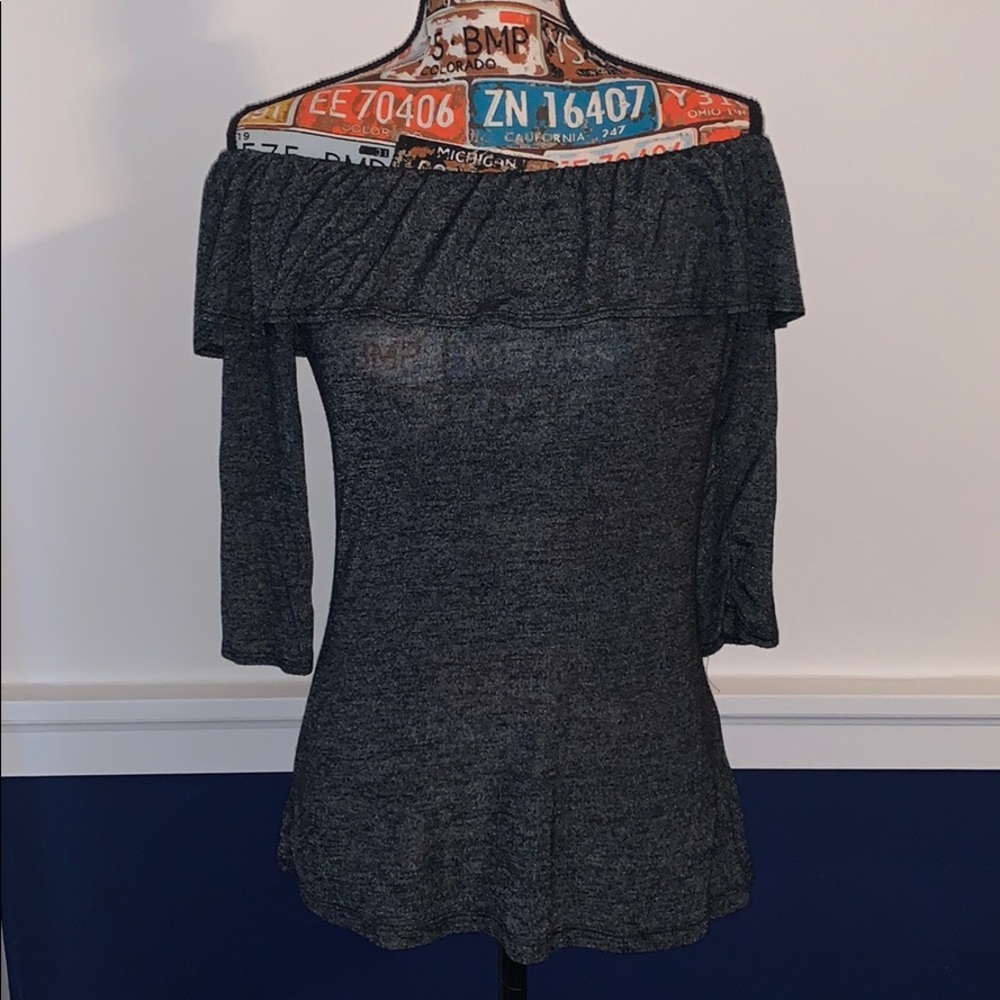 Spade & Heart off the shoulder top